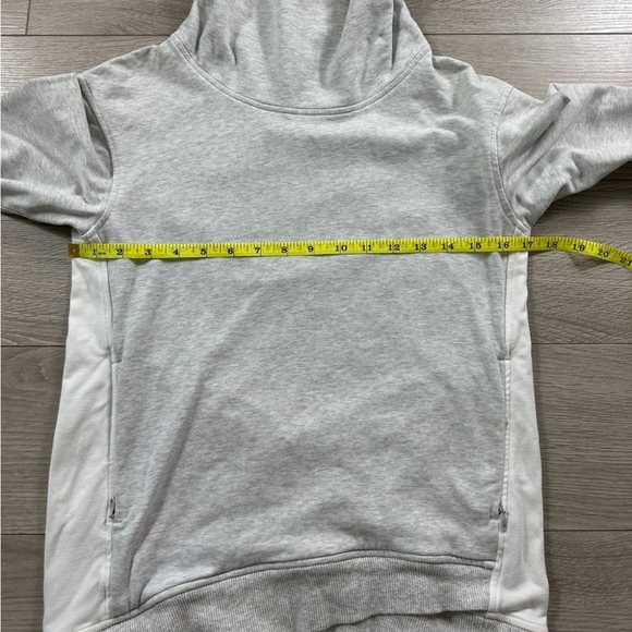 Lululemon On The Double Pullover Sweater Heathered White / Heathered White - Picture 13 of 16